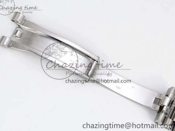 MiroTime 0418 SportInspired DayDate 40 SS JDF 904L Steel Gray Textured Stick Dial on President Bracelet VR3255 V3 (Gain Weight) 1437